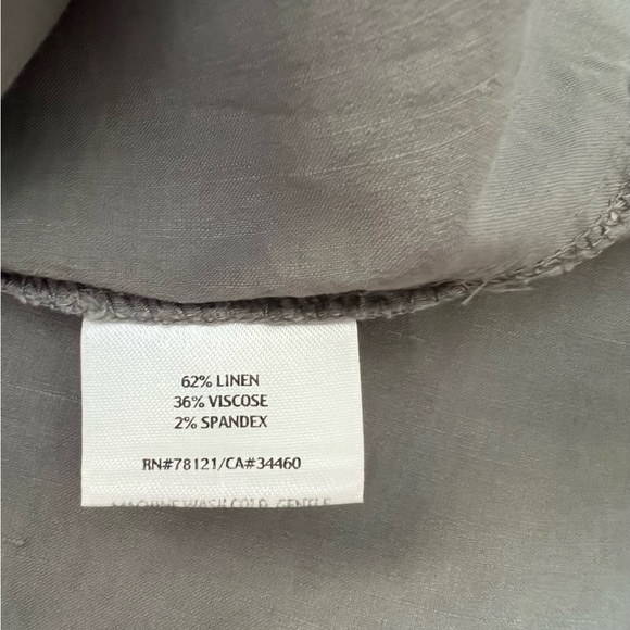 Eileen Fisher Sleeveless Dress Linen Viscose Blend Size L - Picture 11 of 11